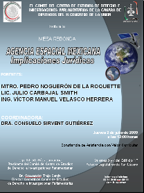 Agencia Espacial Mexicana. Implicaciones Jurdicas